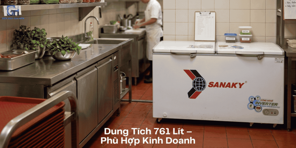 Tủ đông Sanaky VH-8699HY3 dung tích 761 lít – lưu trữ thực phẩm số lượng lớn